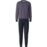 Calida Pyjama lang marine / wit