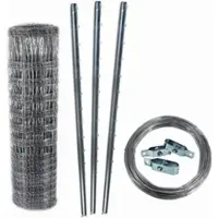 Aquagart 150 meter wildschutting, bosomheining, gaasomheining, 100/10/30+ (draaddikte/gaatmaas/draaddiameter), inclusief palen en span draad