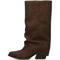 POSH by Poelman LOIS Dames Laarzen - Donker bruin