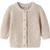 Name it Gebreid vest beige