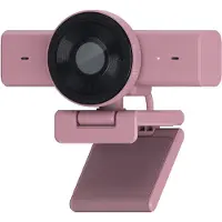 Razer Kiyo V2 X - Webcam - 60FPS - Ingebouwde Microfoon - Auto-Focus - 1440p - Groothoeklens - Roze