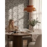 A.S. Création Glitzer-Tapete Wald Bäume Grau | B792274