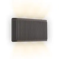 Briloner - Wandlamp met batterij, geschikt voor binnen, met touchbediening, dimbaar, warm wit licht, op- en neerwaarts gericht