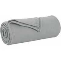 vidaXL plaid Grijs 170 x 130 cm 0.33 kg Fleece