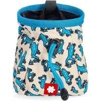 Ocun Lucky Pofzak met Riem Kinderen, blauw/wit 2023 Chalk bags