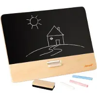 Janod - Schoolbord - Tijdloos krijtbord - Tafelmodel / ophangbaar
