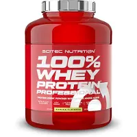 Scitec Nutrition - 100% Whey Protein Professional (1816 gram - Banana) - Banaan - 60 eiwitshakes - Premium proteine poeder met leucine, glutamine, arginine, taurine, papaïne en bromelaïne