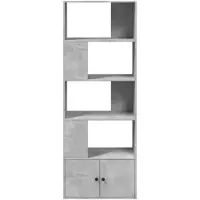vidaXL Boekenkast 70x36x189 cm bewerkt hout betongrijs