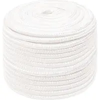 vidaXL Multifunctioneel touw 12 mm 25 m Wit PP 930 kg Max. belasting