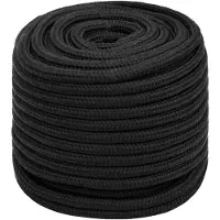 vidaXL Multifunctioneel touw 18 mm 25 m Zwart PP