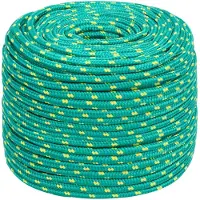 vidaXL Multifunctioneel touw 6 mm 50 m Groen PP 240 kg Max. belasting