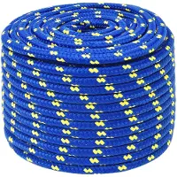 vidaXL Multifunctioneel touw 14 mm 100 m Blauw PP