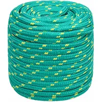 vidaXL Multifunctioneel touw 16 mm 25 m Groen PP
