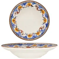 Bonna Pastabord retro floral porselein 24 cm (400cc) set van 2
