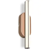 Briloner - LED wandlamp, binnen, warm wit, 30 cm, antraciet-brons metallic