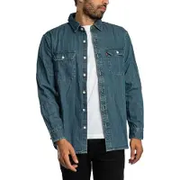 Levi's Heren Donkerblauw Jackson Worker-overhemd (L), Casual, Katoen, Lange mouwen 19573-0269