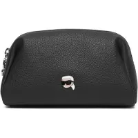 Karl Lagerfeld Make up tas 'Ikon Pebble' zwart