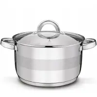 Tadar Roger II Inductiepan 4,4L RVS 22cm met deksel