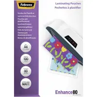 Fellowes Lamineerhoezen Enhance Mat 80 mic A4 (100 Stuks)