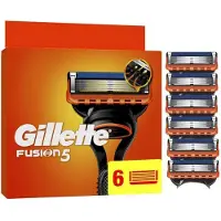 Gillette Fusion5 scheerkopjes voor heren, 8 stuks, origineel, scheerkopjes met glijstrip