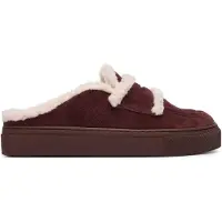 INUIKII Dames Instappers Mule Wool - Bordeaux - Maat 38