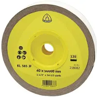 Klingspor Schuurpapierrol | 115 mm korreling 120 | voor metaal | korund | 1 stuk - 228365 228365a
