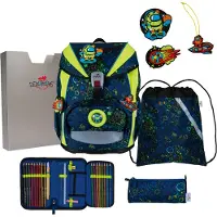 DERDIEDAS ErgoFlex Schooltas set 5-delig geel
