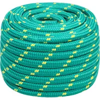 vidaXL Multifunctioneel touw 20 mm 100 m Groen PP