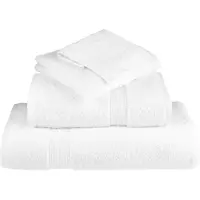 vidaXL Premium washandjes SOLUND 2 stuks 30x30 cm 600 g/m² wit