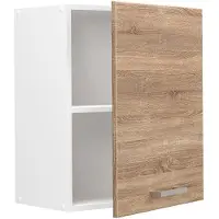 Vicco Hangkast R-Line, Sonoma/Wit, 50 cm