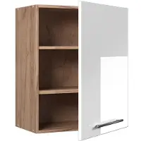 Vicco Hangkast Fame-Line, Wit Hoogglans, 60 cm