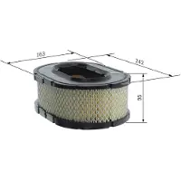 Bosch F 026 400 762 Luchtfilter