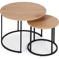 Modernhome Twee conferentiestoelen, rond, licht eikenhout, loft-stijl,