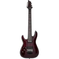 Schecter Hellraiser C-7 FR S Black Cherry LH linkshandige 7-snarige elektrische gitaar