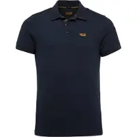 PME Legend polo normale fit donkerblauw effen katoen