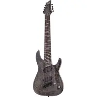 Schecter Omen Elite 8 MultiScale Charcoal elektrische gitaar