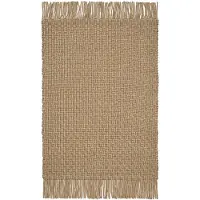 Ferm Living Udo Vloerkleed 170 x 240 cm | Tan|Black