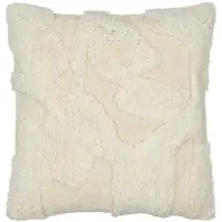 Ferm Living Sierkussen Rime Tufted Cushion Off-White (50 x 50 cm)