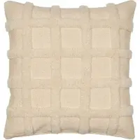 Ferm Living Sierkussen Norte Grid Cushion Off-White (50 x 50 cm)