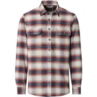 Casa Moda Casual Fit Flanellen Overhemd rood, Ruit