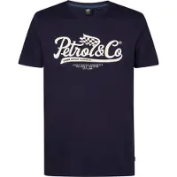 Petrol Industries Shirt blauw / wolwit