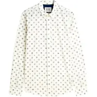 Scotch & Soda Overhemd beige / donkergrijs