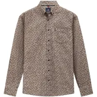 State of Art Overhemd bruin Organic Cotton