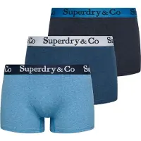 Superdry Boxershorts marine / lichtblauw / donkerblauw / wit