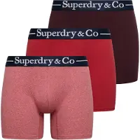 Superdry Boxershorts marine / rood / wijnrood / pastelrood