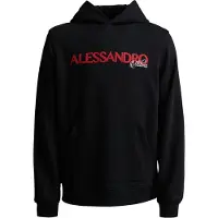 Alessandro Zavetti Sportsweatshirt rood / zwart