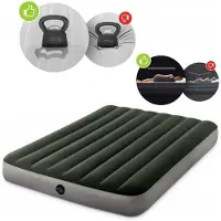 Intex Opblaasbaar Tweepersoons Matras 191x137x25 cm - Comfortabel & Waterdicht