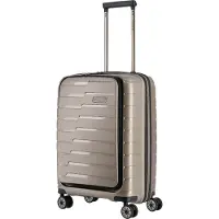 Travelite Air Base 4 Wiel Trolley S Front-Pocket champagne metallic