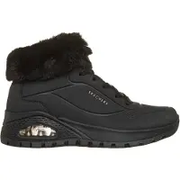 SKECHERS UNO RUGGED-ARCTIC AVENUE Dames Sneakers - Zwart