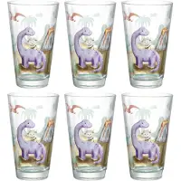 Leonardo Waterglas Bambini Avventura Dino 300 ml (Set van 6)